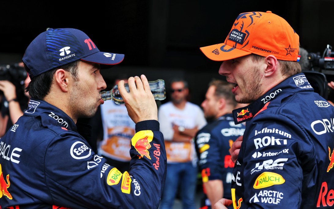 Verstappen Perez Belgium