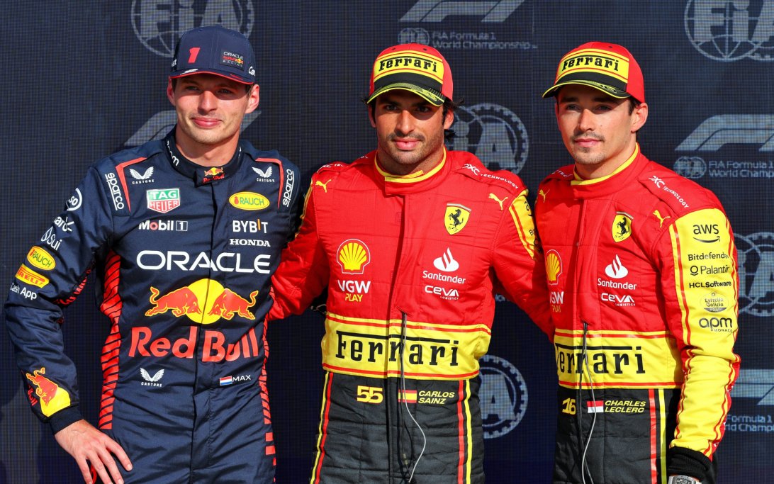 Verstappen Sainz Leclerc