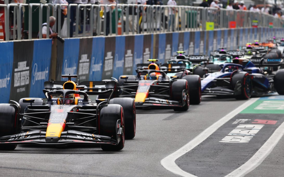 Verstappen pit exit Brazil