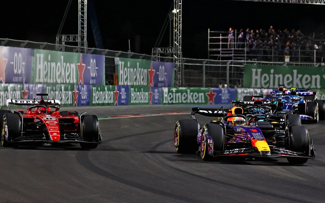 Verstappen Leclerc  Las Vegas
