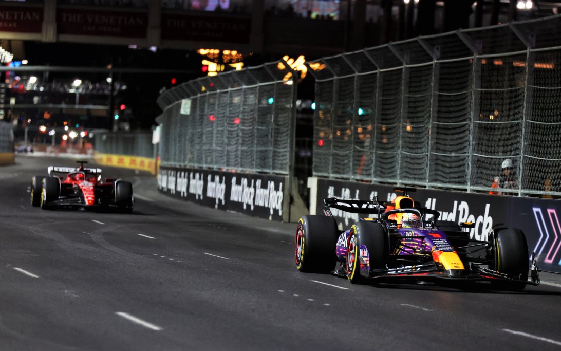 Verstappen Leclerc Las Vegas