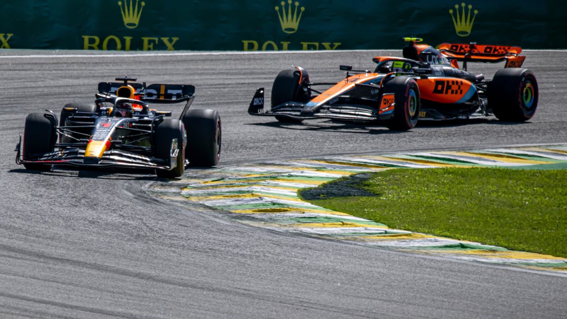 F1 Brazilian GP: Verstappen fends off Norris for 17th win of 2023