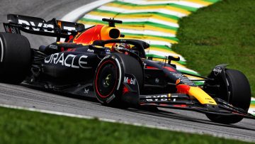 Startopstelling sprintrace Formule 1 GP Brazilië 2023