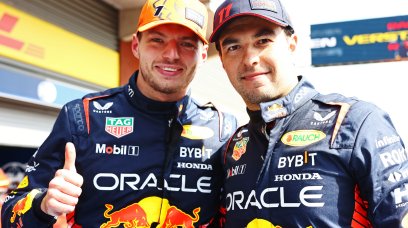 Verstappen Perez Belgium