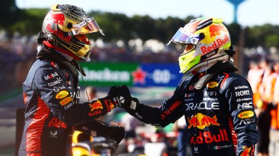 Verstappen Perez Brazil