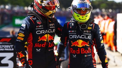 Verstappen Perez Brazil