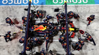 Verstappen pitstop Qatar