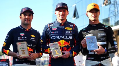 Verstappen Perez Norris Brazil