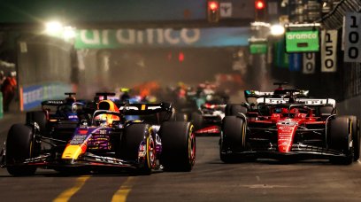 Verstappen Leclerc Las Vegas