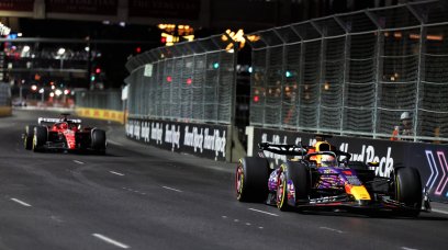 Verstappen Leclerc Las Vegas