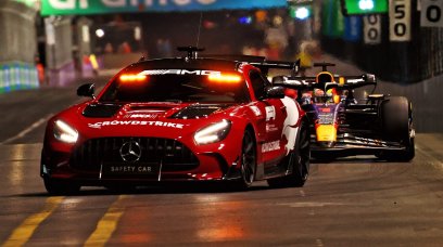 Verstappen safety car Las Vegas