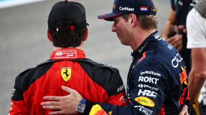 Leclerc Verstappen Abu Dhabi