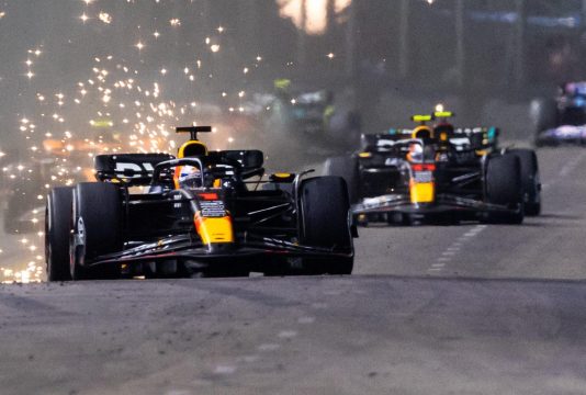 Verstappen Singapore Russell