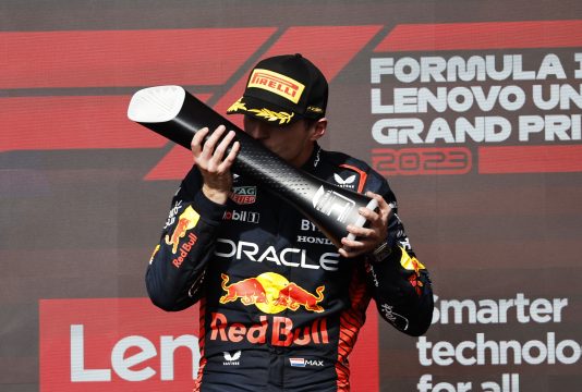 Verstappen US GP WIN kiss
