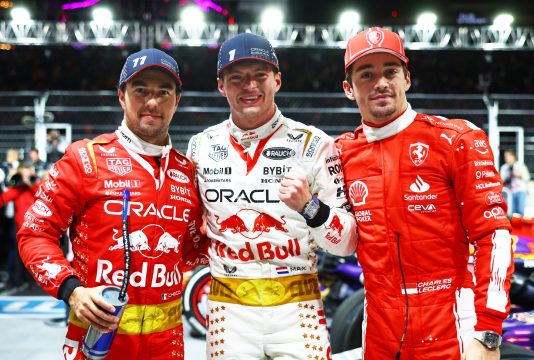 Verstappen Leclerc Perez Las Vegas