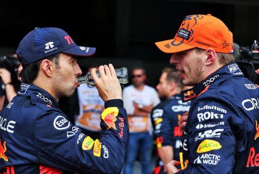 Verstappen Perez Belgium