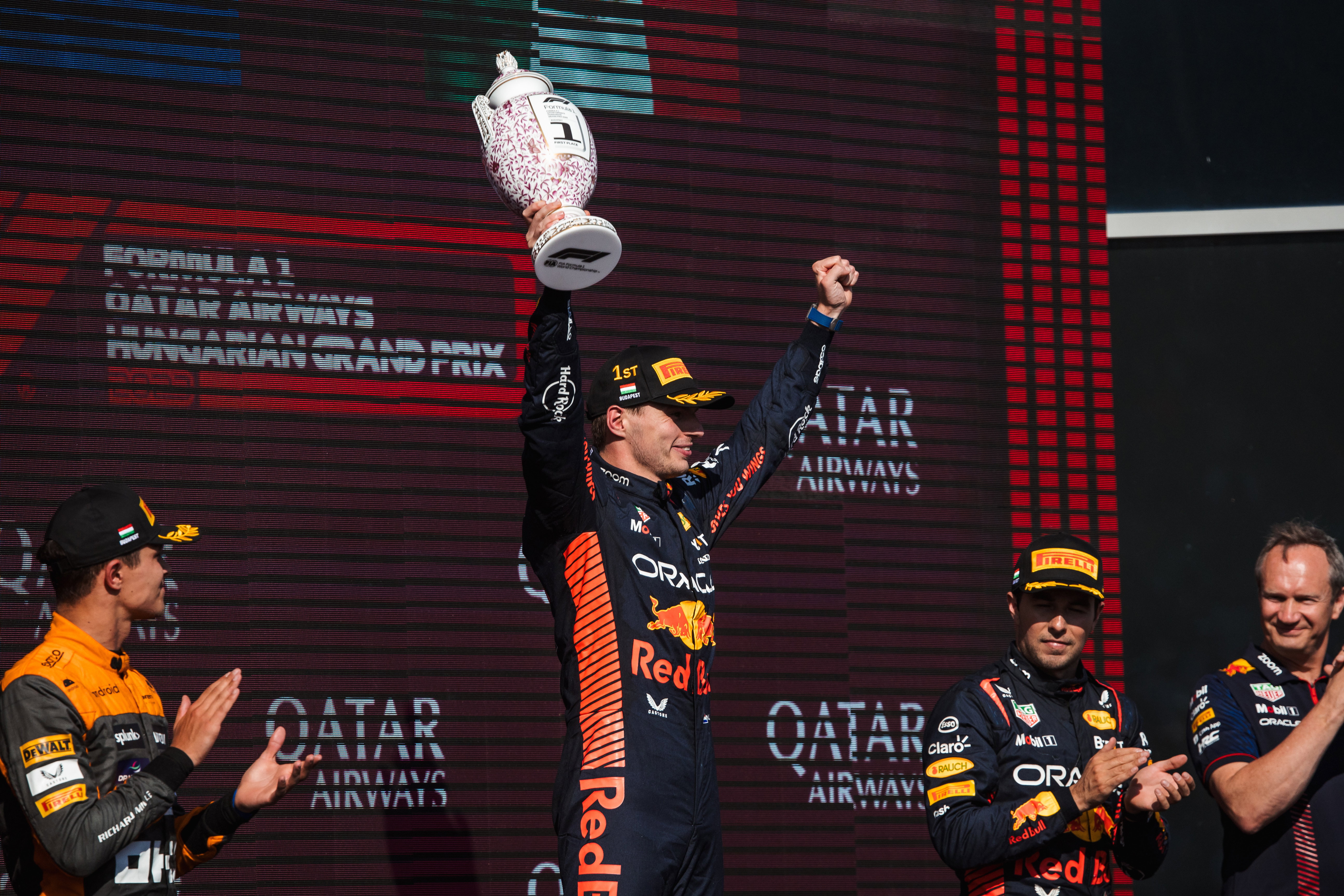 Hungary 2023 podium