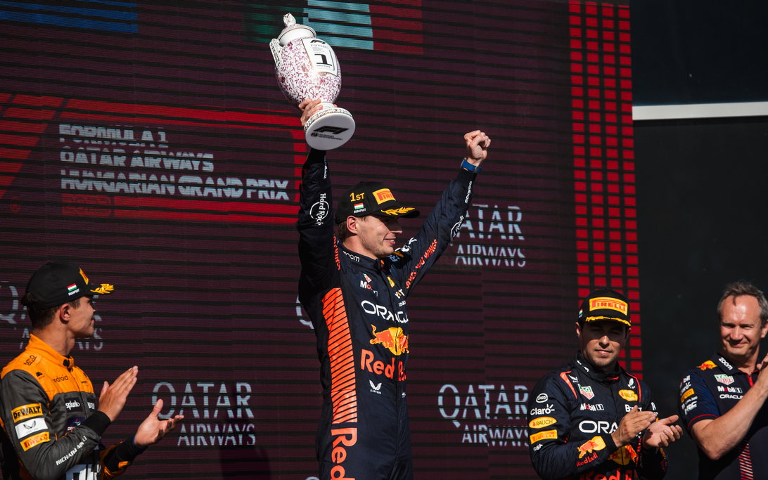Hungary 2023 podium