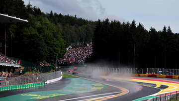 Extra weerbericht F1 GP België 2026: Donder, bliksem en waarschuwing op Spa