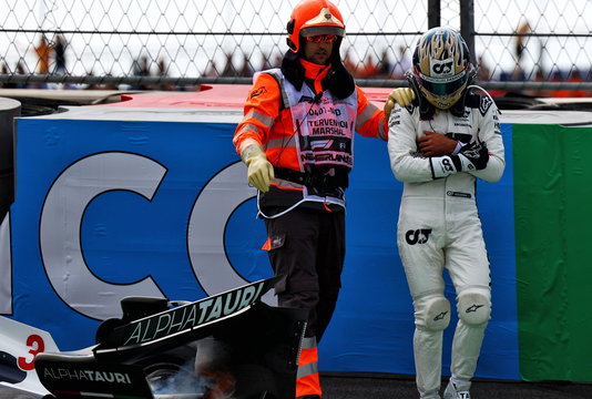Ricciardo crash Zandvoort 2023