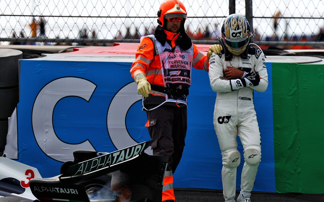 Ricciardo crash Zandvoort 2023
