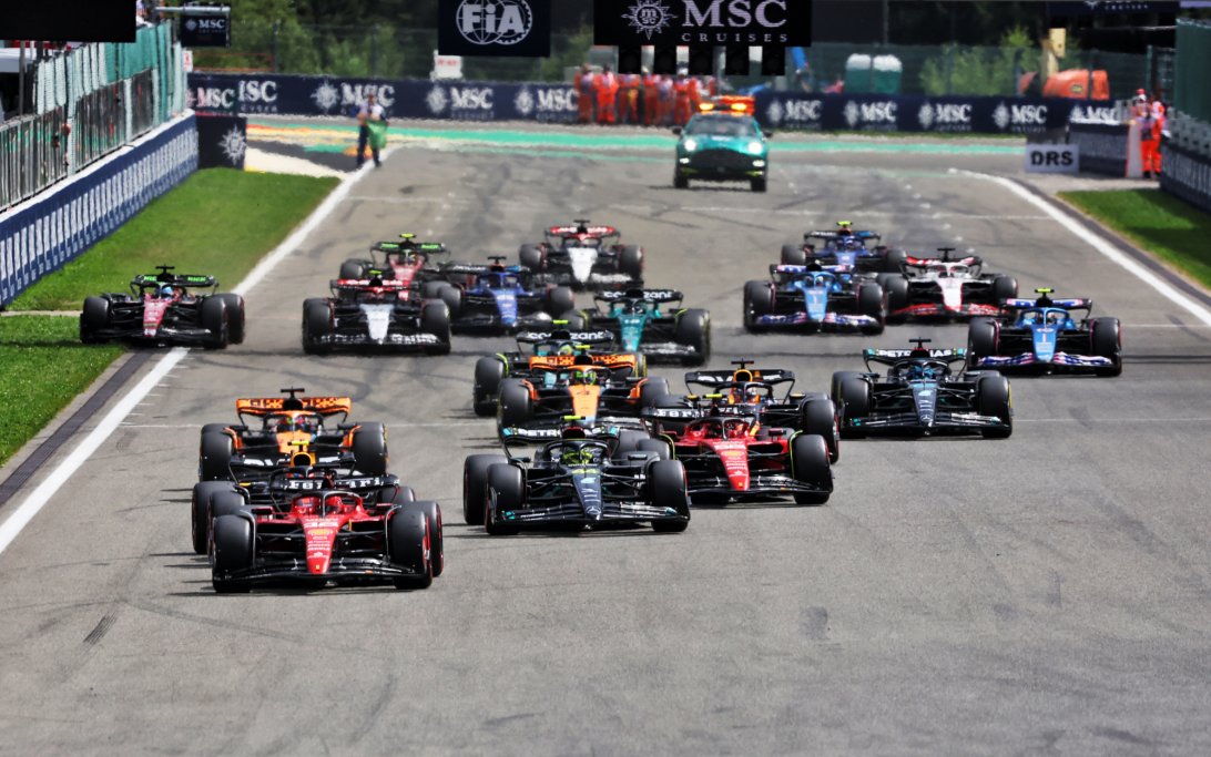 Belgium race start