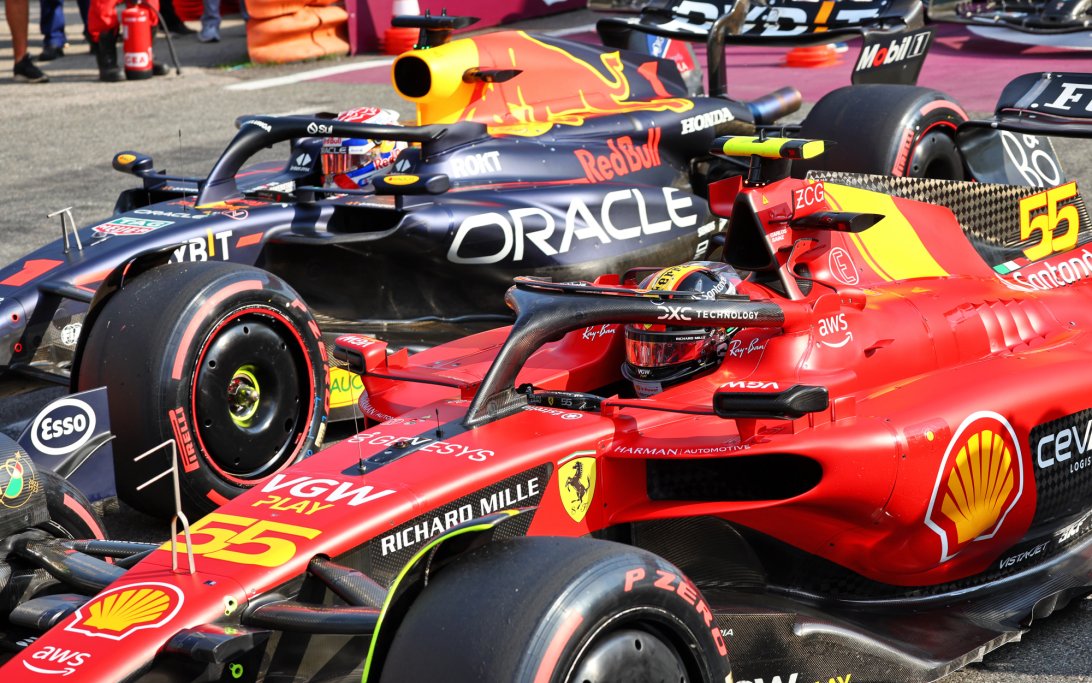 Verstappen Sainz Italy Ferrari Red Bull 2023