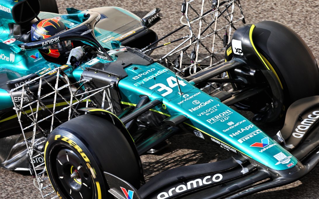 Drugovich Abu Dhabi 2023 test sensor sensors