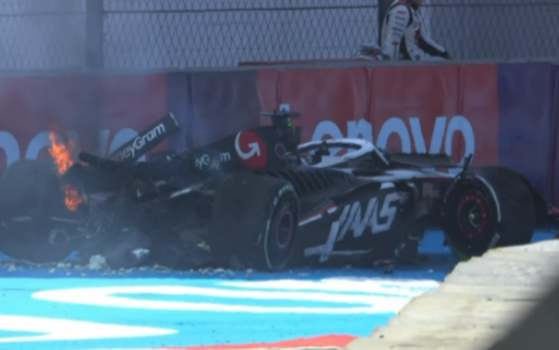 Magnussen crash mexico 2023