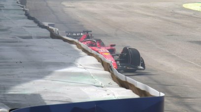 Leclerc crash Brazil