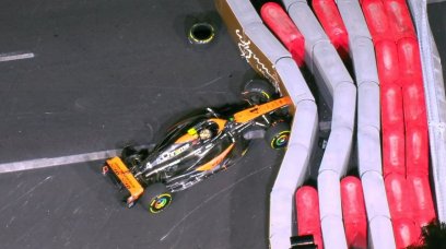 Norris crash Las Vegas