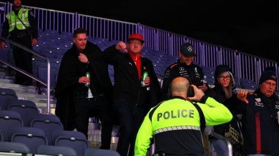 Fans grandstand Las Vegas