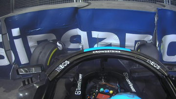 Video: Russell vergooit eigenhandig kans op mogelijke zege in Singapore