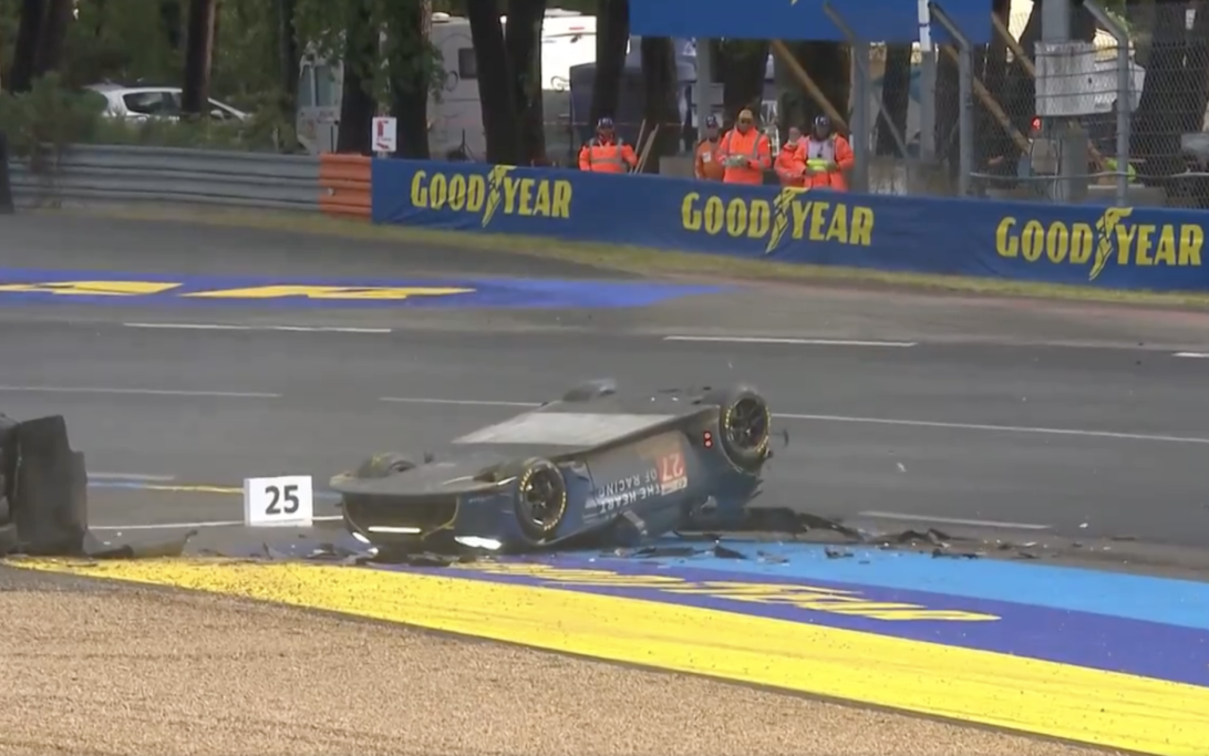 #27 huge crash