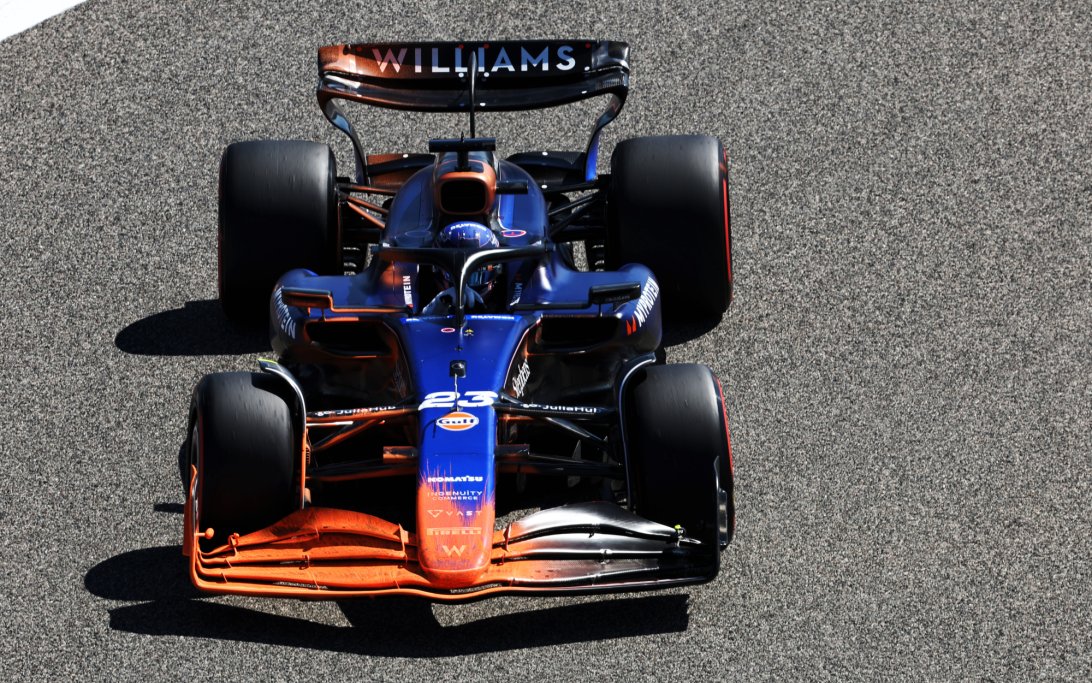 Albon winter testing Bahrain Day 1