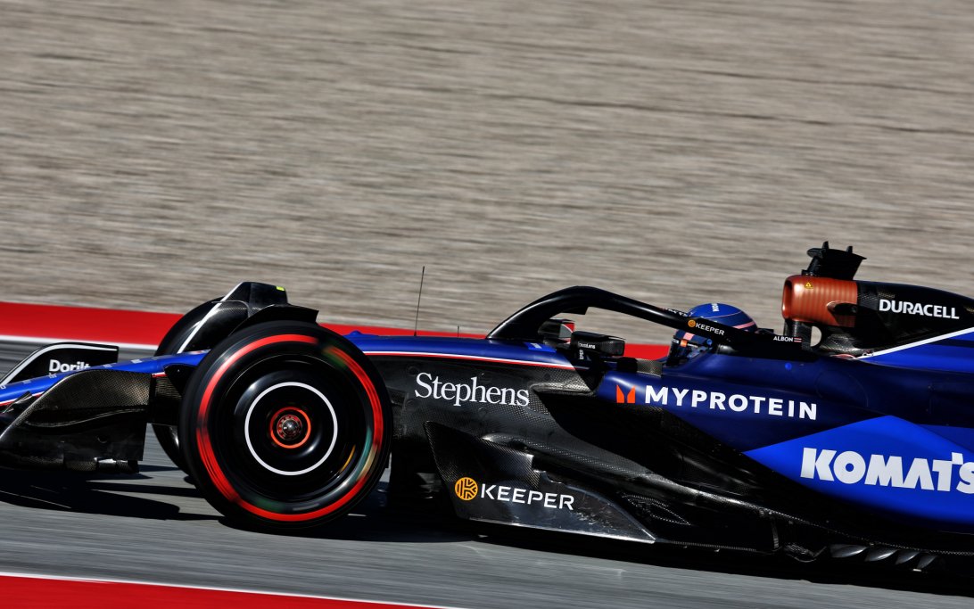 Albon FP2 Spain