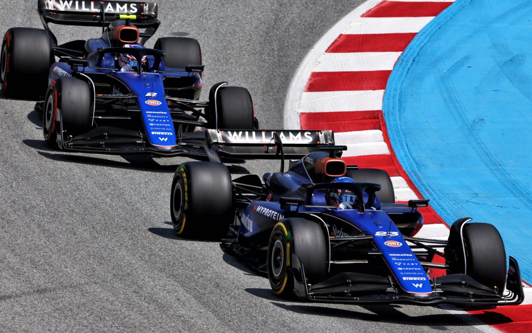 Albon Sargeant race Spain