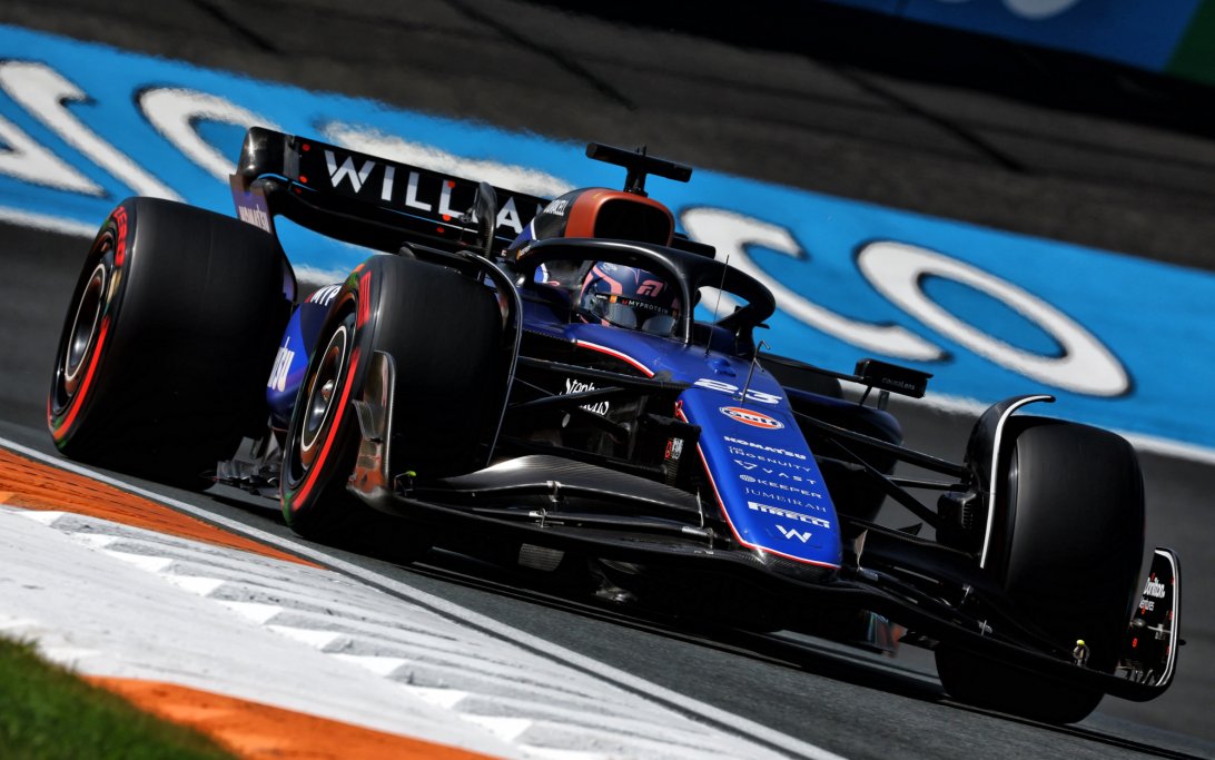 Albon dry FP1 Zandvoort