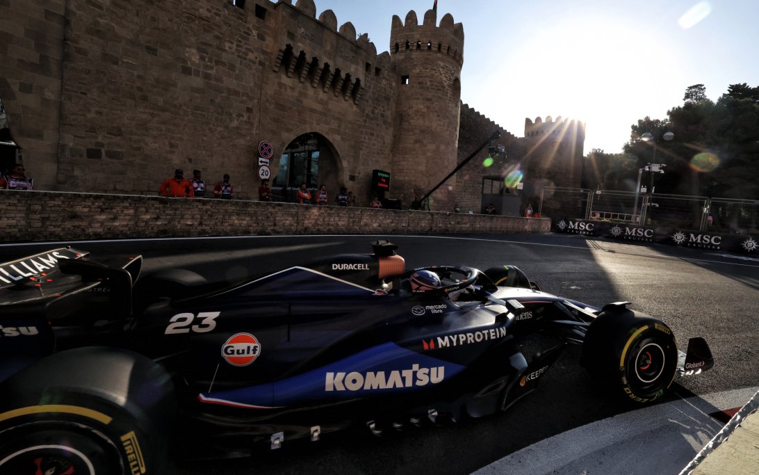Albon FP2 Baku