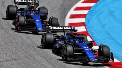 Albon Sargeant race Spain