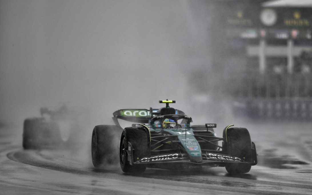 Alonso rain race Canada