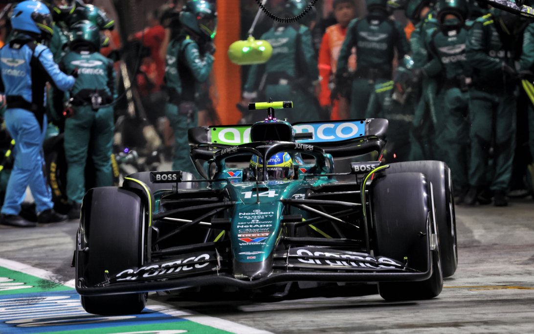 Alonso race Singapore