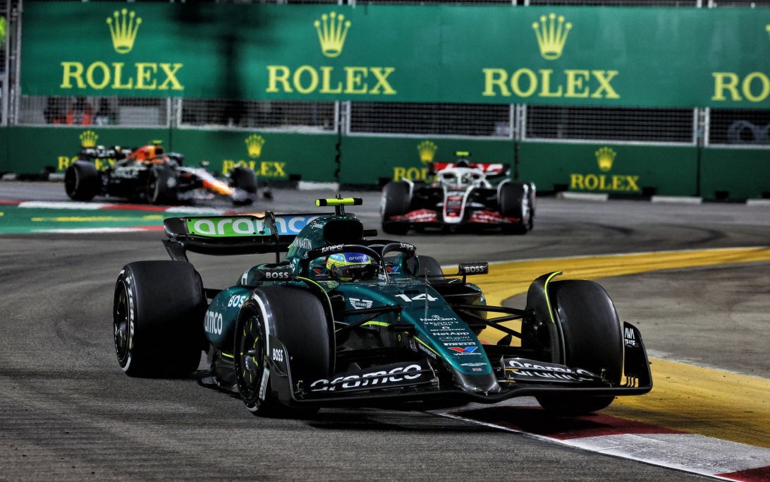 Alonso race Singapore