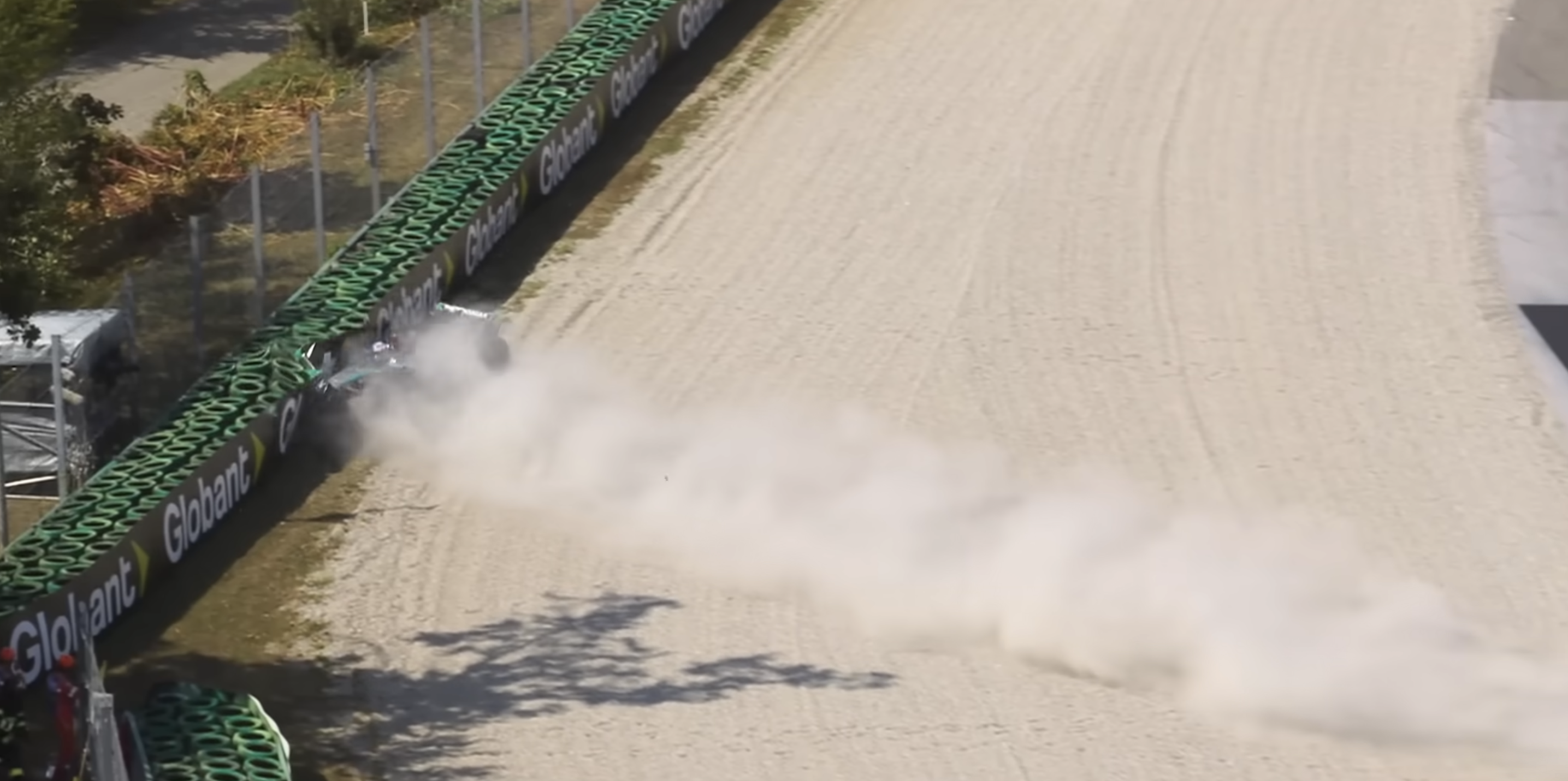 Antonelli Monza crash