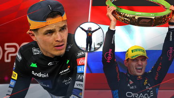 Fenomenale Verstappen geeft rijles in knotsgekke Grand Prix