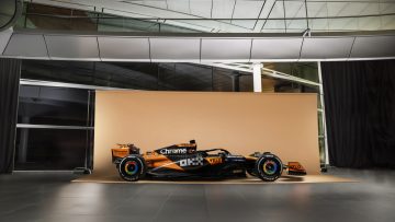 McLaren unveil MCL38 F1 car following livery launch