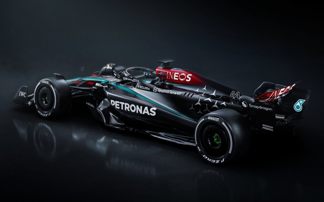 Mercedes AMG W15 E PERFORMANCE Lewis Hamilton Rear Quarter