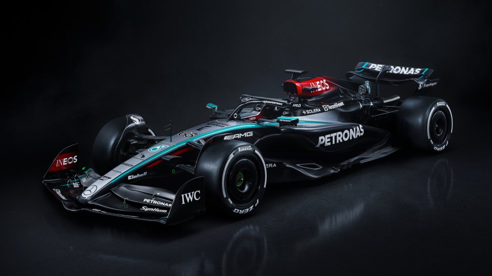 In pictures First look at striking newlook Mercedes W15 RacingNews365