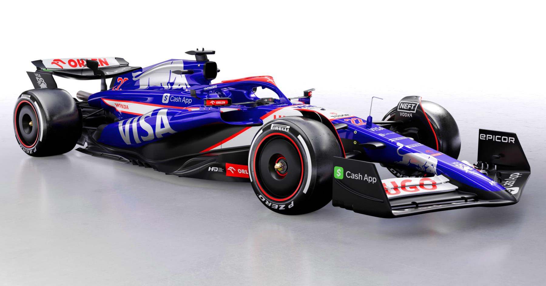 Visa Cash App RB unveils striking Red Bullinspired car RacingNews365