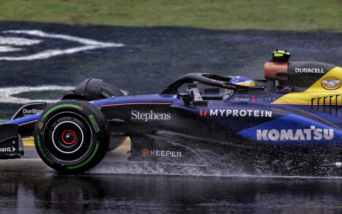 Colapinto wet Brazil